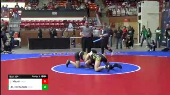 160 lbs Cons. Semi - Mason Hernandez, Goodland vs Jonah Meyer, Andale