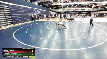 157 lbs Cons. Round 1 - Joseph Martini, Onondaga Community College vs Paul Kakos, Alvernia