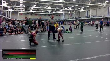 72 lbs Round 6 (8 Team) - JJ Sullivan, Mat Assassins White vs Piper Full, Terps East Coast Elite