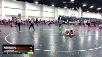 126 lbs Champ Round 1 (16 Team) - Jackson Rush, Team Nauman Pink vs Cole Karlin, Nebraska Heroes (B Team)