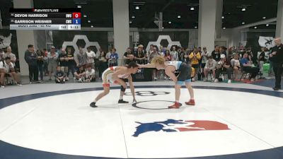 65 kg Cons. Rd Of 32 - Devon Harrison, Bison Wrestling Club vs Garrison Weisner, Chippewa Wrestling Club