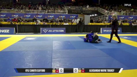 Kyle Canuto Clifford vs Aleksandar Wayne Tiburcy 2026 Pan Kids Jiu-Jitsu IBJJF Championship