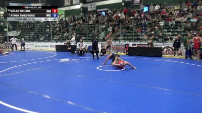 138 lbs Cons. Rd Of 16 - Nolan Schaul, Immortal Athletics Wrestling Club vs Ayden Swedberg, Moyer Elite