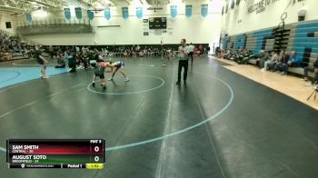 113 lbs Round 1 (3 Team) - August Soto, Broomfield vs Sam Smith, Central