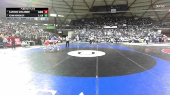 Boys 4A 126 lbs Champ. Round 1 - John Kindler, Eastlake vs Cannon Meagher, Kamiakin