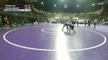 106 lbs Quarterfinal - Nathiel Nava, Stockdale vs Michael Bernabe, Clovis