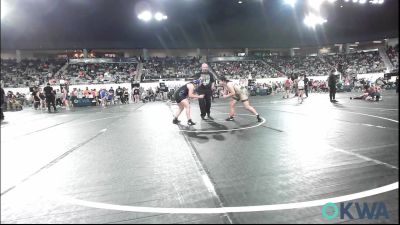 165 lbs Quarterfinal - Kinnlee Chancellor, Team Tulsa Wrestling Club vs Makinlee Anglin, Chandler Takedown Club