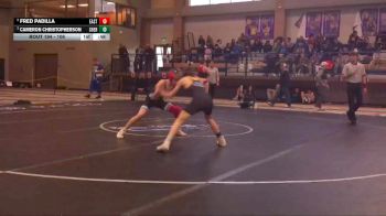 106 lbs Cons. Semi - Fred Padilla, Cheyenne East vs Cameron Christopherson, Sheridan
