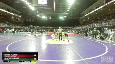 120 lbs Champ. Round 1 - Hunter Ludwig, Sutter vs Israel Flores, Lincoln (Stockton)