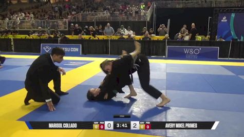 Avery Mikel Primes vs Marisol Collado 2025 Pan Kids Jiu-Jitsu IBJJF Championship