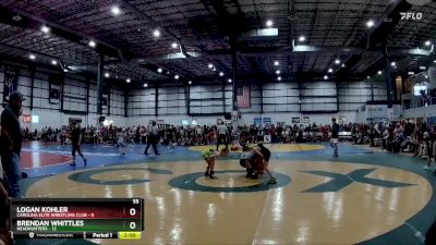 55 lbs Round 4 (6 Team) - Brendan Whittles, HEADHUNTERS vs Logan Kohler, CAROLINA ELITE WRESTLING CLUB