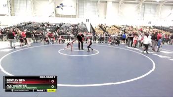 62 lbs Cons. Round 3 - Bentley Hein, NWAA Wrestling vs Ace Valentine, Carthage Wrestling Association