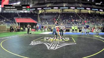 Girls-145 lbs Cons. Round 1 - Eloisa Reyes, Monroe Hs Girls vs Naomi Grummet, Hastings Hs Girls