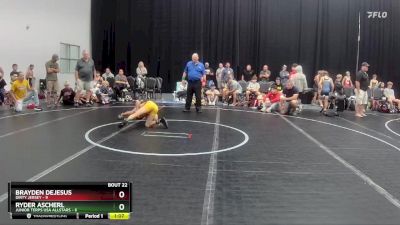 84 lbs Round 6 (8 Team) - Brayden DeJesus, Dirty Jersey vs Ryder Ascherl, Junior Terps USA Allstars