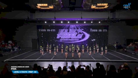 Modern American Cheer - Pink [2025 L1.1 Youth - PREP - D2 Day 1] 2025 The U.S. Finals Galveston