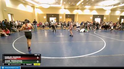 105 lbs Champ. Round 1 - Saige Trinnaman, Bear River Wrestling Club vs Harlee Maddox, Brothers Of Steel