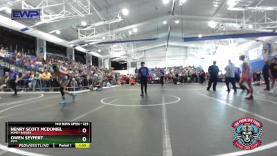 125 lbs Cons. Semi - Henry Scott McDoniel, Honey Badger vs Owen Seyfert, CSTC