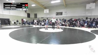 100 lbs Champ. Round 1 - Gabriel Garcia, Pomolito vs Nathan Sanchez, Wright Wrestling Academy