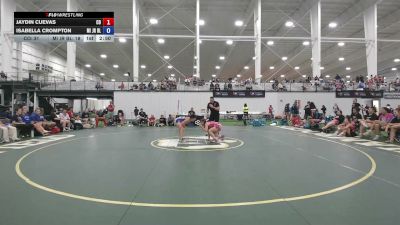 115 lbs Jaydin Cuevas, Colorado vs Isabella Crompton, Michigan Blue