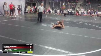 80 lbs Semifinal - Mylah Henebry, Team Idaho vs Carleigh Clark, Team Oklahoma