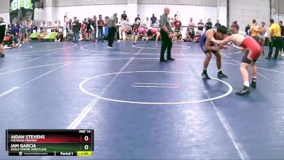 155 lbs Champ. Round 3 - Iam Garcia, Eagle Empire Wrestling vs Aidan Stevens, Michigan Premier