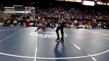 3A 132 lbs Champ. Round 1 - WahNay Say, New Plymouth vs Thomas Dean, Nampa Christian