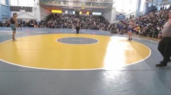 120 lbs Champ. Round 1 - Storm Hoffman, Delmar Junior-Senior H S vs Cale Baker, Cape Henlopen H S