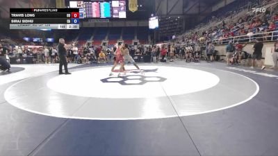 138 lbs Champ. Rd Of 128 - Travis Long, CO vs Siraj Sidhu, CA