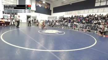 138 lbs Champ. Round 1 - Jayden Saldana, Imperial vs Miles Miller, Peninsula