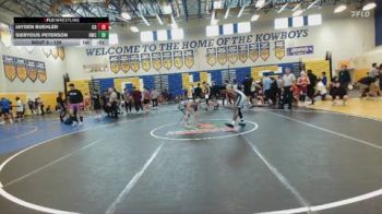 126 lbs Cons. Round 5 - Jayden Buehler, Camden Outsiders vs SIERyous Peterson, Heritage Wrestling Club