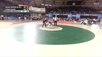Girls 4A 110 lbs Cons. Round 2 - Briana Montes De Oca, Eisenhower (Girls) vs Fatima Salami, Jackson (Girls)