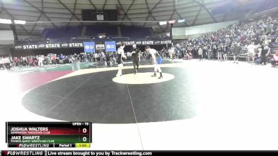 79 lbs Quarterfinal - Jake Swartz, Fitness Quest Wrestling Club vs Joshua Walters, Sammamish Takedown Club