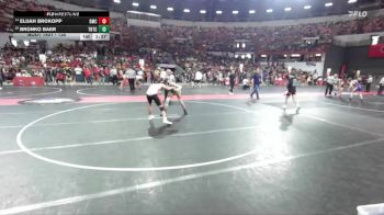 135 lbs Cons. Round 2 - Elijah Brokopp, Dodgeville Mat Club vs Bronko Baer, Team Nazar Training Center