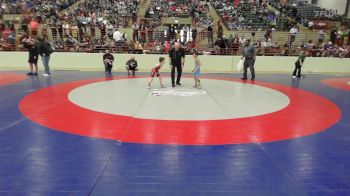 52 lbs Round Of 16 - Malakai Rak, Cherokee Jr Warrior Wrestling vs John Luke Fortson, Georgia