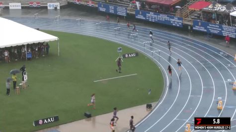 Youth Girls' 400m Hurdles, Finals 1 - Age 17-18