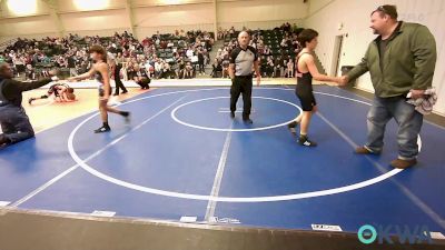 105-110 lbs Rr Rnd 2 - Lathe Williams, Roland Youth League Wrestling vs Bryce Cox, Sallisaw Takedown Club