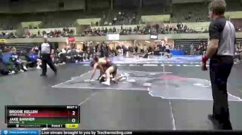 145 lbs Round 3 (4 Team) - Brodie Kellen, Dover Eyota vs Jake Banner, Bolivar