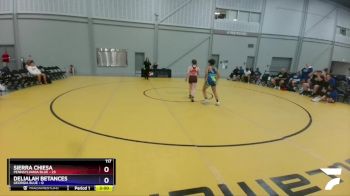 117 lbs Placement Matches (16 Team) - Sierra Chiesa, Pennsylvania Blue vs Delialah Betances, Georgia Blue