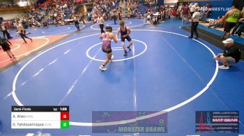 170 lbs Semifinal - Andrew Allen, Noble Takedown Club vs George Tahdooahnippah, Elgin