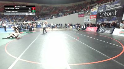 5A Boys 144 lbs Cons. Round 1 - Ethan Gilliard, Dallas Boys vs Hunter Reed, Thurston Boys