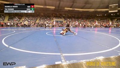 72 lbs Round Of 16 - Isabella Henze, Maverick Elite Wrestling vs Tia Turner, Steel Valley Renegades