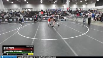 127 lbs Semifinal - Cassandra Gonzales, MN vs Emily Pedro, TX