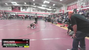 75 lbs Round 1 - Brooklynn Houk, Carrollton Youth Wrestling vs Conley Hooper, Odessa Youth Wrestling