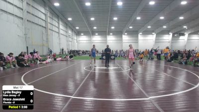 105 lbs Lydia Bagley, New Jersey vs Grace Jawulski, Florida