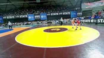 Girls 1B/2B/1A 105 Cons. Round 2 - Makayla Taufen, Tekoa-Rosalia (Girls) vs Katalina Ortiz-Williams, Omak (Girls)