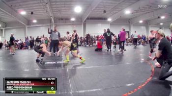 95/100 Round 3 - Reed Winningham, Summerville Takedown Club vs Jameson English, Richmond Hill Wrestling Club