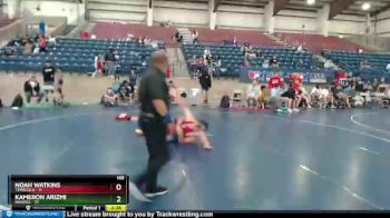 165 lbs Round 1a - Noah Watkins, Temecula vs Kameron Arizmi, Hawaii2