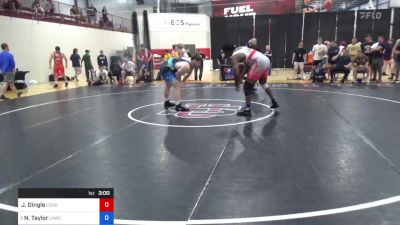 125 kg Round Of 64 - Jasiri Dingle, Cougar Wrestling Club vs Nathan Taylor, Lvwc