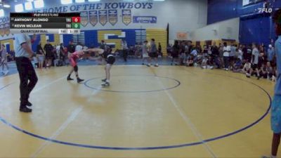 120 lbs Quarterfinal - Anthony Alonso, Lake Gibson High School vs Kevin Mclean, Flagler