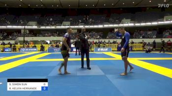 STUART SIMON SUN vs RUBEN KELVIN HERNANDEZ VIDAL 2022 World IBJJF Jiu-Jitsu No-Gi Championship